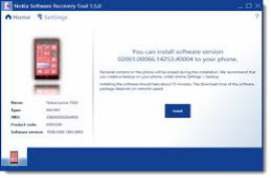 Nokia Software Recovery Tool